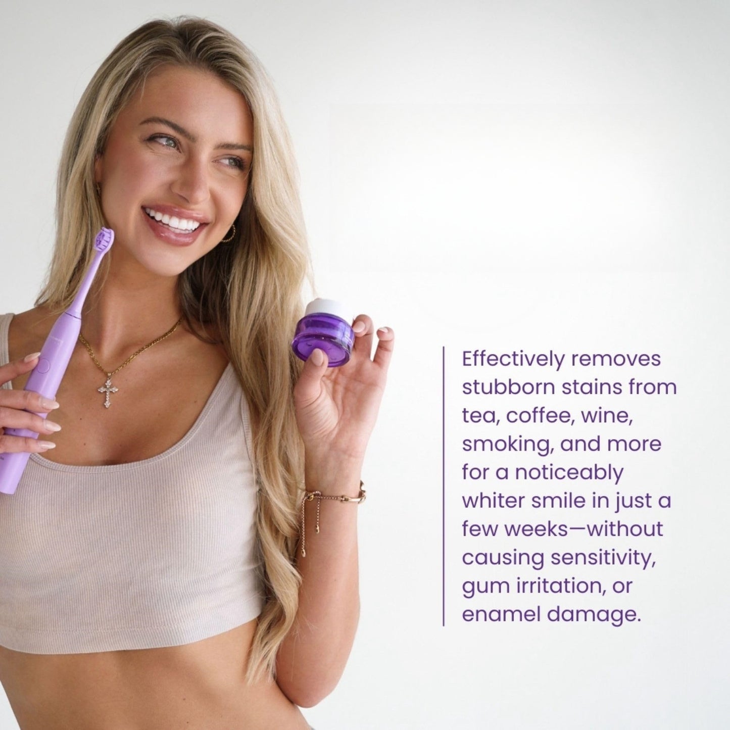 Purple Whitening Teeth Powder